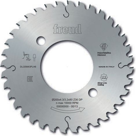 Lama da taglio standard FREUD - Ø120 2,8-3,6 AL50 Z12+12 - F03FS02512 -LI16M PF3