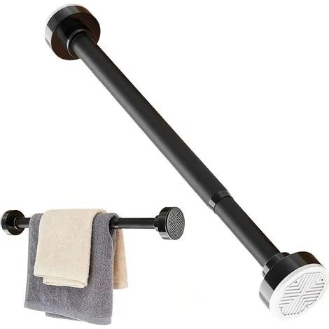 rideau de douche télescopique rouille pour salle de bain (1/3)