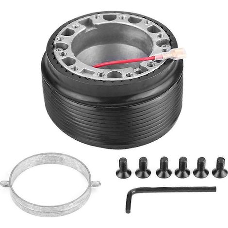 Adaptateur de moyeu de volant de course en aluminium à 6 trous pour MAZDA 323 MIATA MX3 MX5 MX6 - Bon (1/4)
