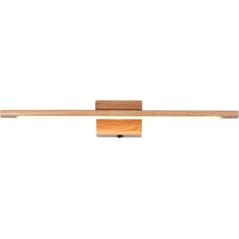 Ymyny – Applique murale salle de bain en bois 60 cm – LED IP44 étanche – Éclairage moderne pour maquillage et soins – Installation facile (1/5)