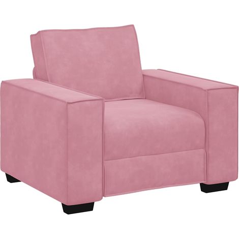 Maison Exclusive - Divano Sedia Rosa 100x78x84 cm Velluto