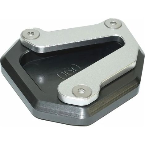 (Gris) Plaque de support d'extension de béquille latérale compatible avec KTM 790 Duke 2017-2020 maxpower (1/4)