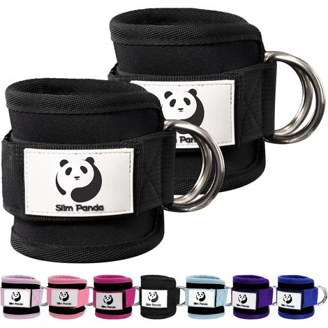 Sangle Cheville Musculation Poulie (rembourré) - Sangle Musculation et de Fitness sur Le Câble Machines - Ankle Straps (1/5)