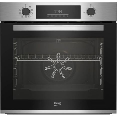 Horno Multifunción 60cm BEKO BBIE12300XMP 72L Limpieza Pirólisis (1/5)