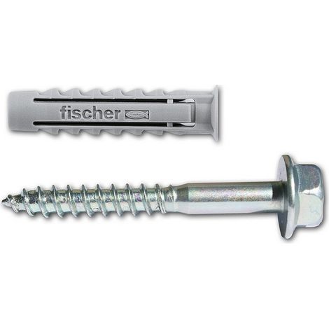 50 pz Fischer tasselli SX 12 BM tassello ad espansione nylon con vite (1/2)