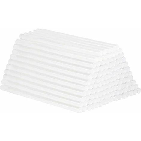 Vtizikl Paquete de 100 barras de pegamento caliente de 7 mm x 100 mm. Mini barras de pegamento caliente.