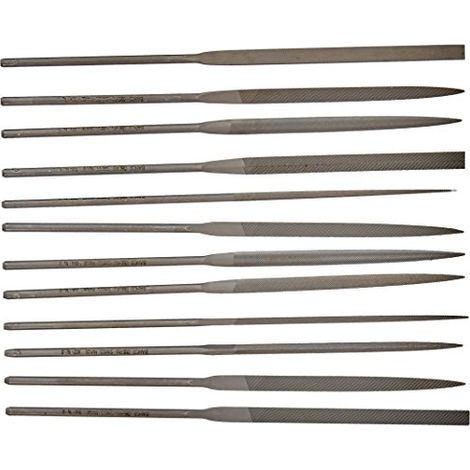 Utensili di finitura Bahco needle file set taglio grossolano 160 mm (1/2)