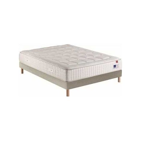 Ensemble matelas + sommier Epeda BEAU-DORMIR GREGE 160x200, ressorts ensachés MULTI-AIR, soutien ferme, 2 faces