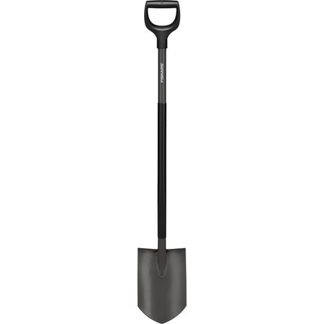 Bêche de Jardin, Pointue, Bêche pour Sol Dur et pierreux, Longueur : 125 cm, Acier au Bore, Gris/Noir, Ergonomic, 1070639 (1/5)
