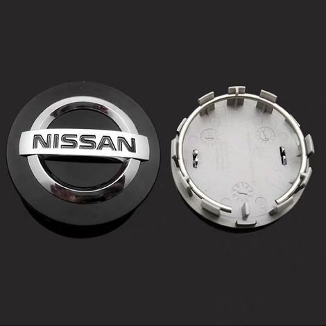Cache enjoliveur centre roue - Nissan - 6,3cm - 40342-6RA1A (1/3)