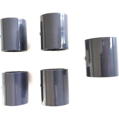 Lot de 5 Manchons PVC Pression / 32 mm intérieur F/F PN16 / Piscine et arrosage/égale 32mm