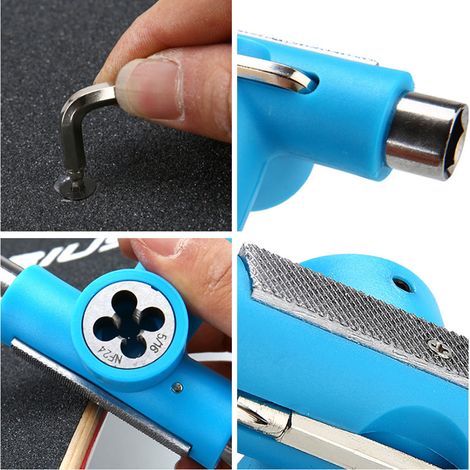 Tragbares Skateboard-Werkzeugset mit 10 Funktionen (1/5)