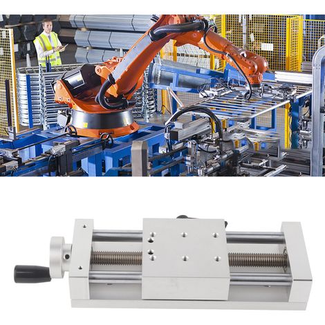 KA80‑1402‑100 Table coulissante de haute précision en alliage d'aluminium, rail linéaire, traverse 8080 mm (1/5)