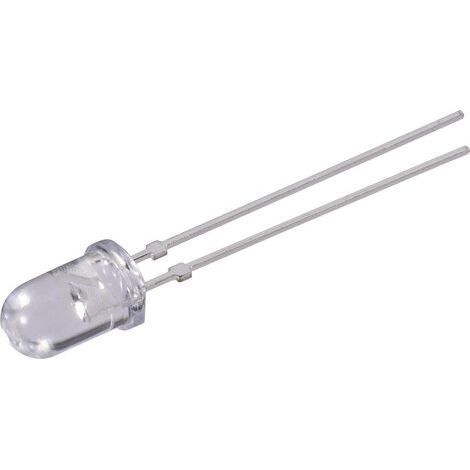 Vishay TLHE 5800 LED jaune rond 5 mm 3500 mcd 4 ° 20 mA 2 V Q61224 (1/4)