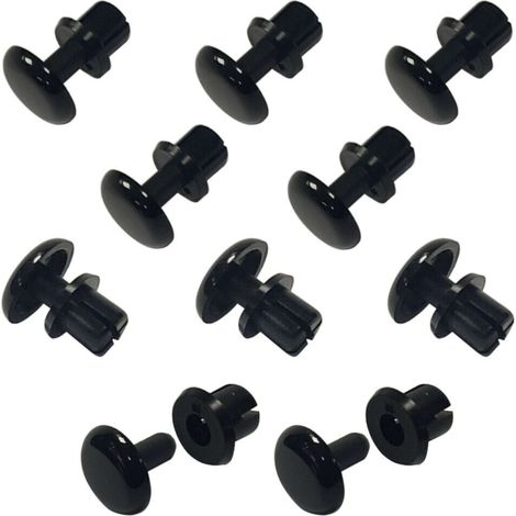 10x rivet clip Ø4,1 x 2,5-3,5mm plastique fixation agrafe à expansion pare-choc garniture voiture (1/2)