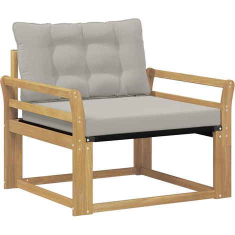 Maison Exclusive - Outdoor-Sofagarnitur Massives Akazienholz und (1/5)