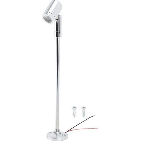 Projecteur LED Mini pour vitrine bijoux – 21 cm, aluminium, lumière chaude, 12 V CC (1/5)