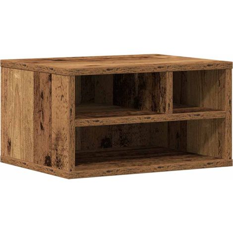 Support d'imprimante Bois ancien 40 x 32 x 22,5 cm