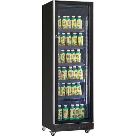 Armoire Réfrigérée Positive Noire Vitrée - Combisteel