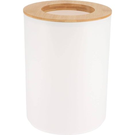 Cestino per rifiuti Besson bianco da 5 litri (1/2)