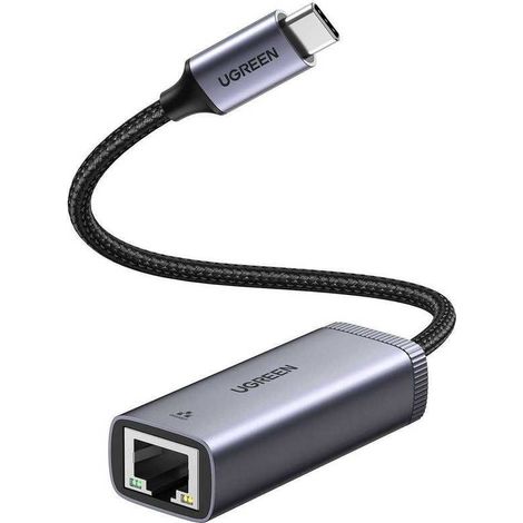 Adaptateur réseau Ugreen CM483 USB-C vers RJ45 (gris)