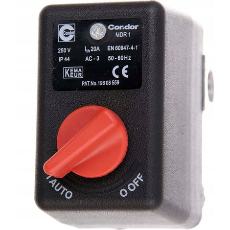 Pressostato MDR1/11 230V a 4 vie. Condor 6/8 bar (278771)