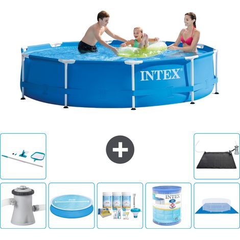 Intex Piscine Tubulaire Ronde - 305x76 cm - 8-pièces S31694 (1/5)