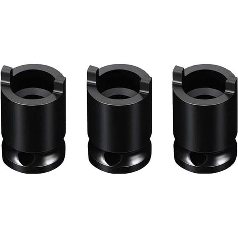 3-teilige Winkelschleifer-Steckschlüssel-Druckplatte, Steckschlüsseladapter aus Stahl (1/4)