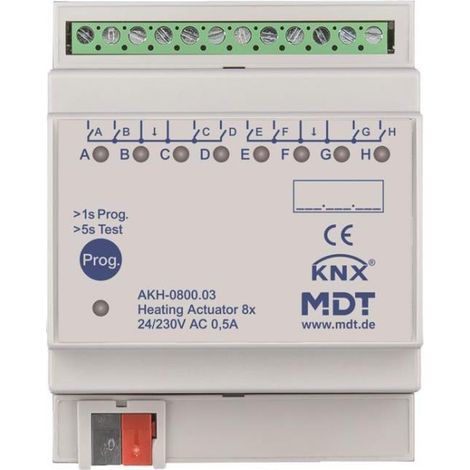 mdt attuatore di riscaldamento 8 canali 4TE REG 24-230