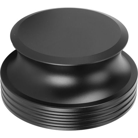 Stabilisateur de disque vinyle LP en alliage d'aluminium, stabilisateur de poids pour platine Hi-Fi, réducteur de vibrations, noir (1/5)