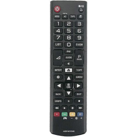 Télécommande de remplacement AKB74915346 compatible avec les téléviseurs LG 24MT48, 24MT48DF-PZ, 24MT48DG-BZ et 24MT48S. (1/5)