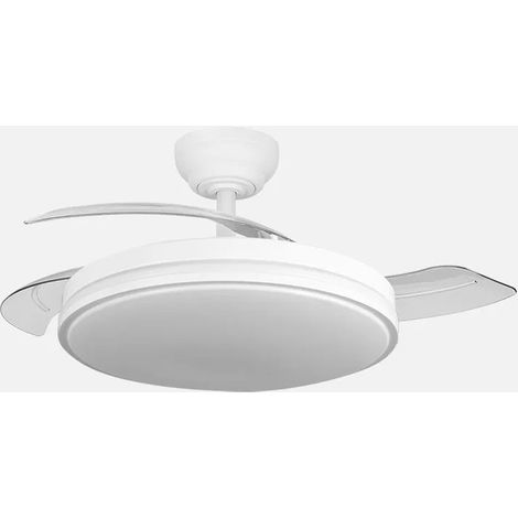 Luminaire Fabrilamp relampago ventilateur plafond LED télécommande (1/2)