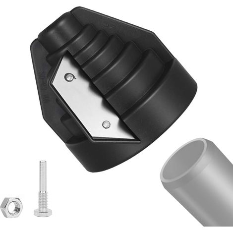 Entgrater für Kunststoffrohre aus PE, PVC und PP, Entgratwerkzeug für Rohre mit 20, 25, 32, 40, 50 und 63 mm Durchmesser mit Handbohrmaschine (1/5)