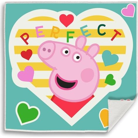 Serviette magique parfaite Greta Pig - Gant de toilette 30x30 cm