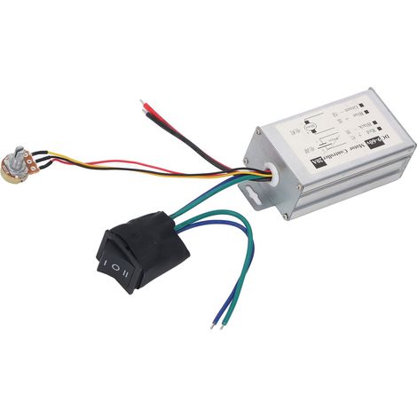 Régulateur vitesse moteur DC 9V 12V 24V 36V 48V 60V PWM variateur ventilateur avec inverseur CW CCW pour bricolage moteurs électriques (1/5)