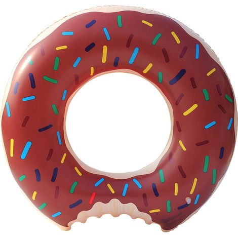 Bouée gonflable en forme de donut pour adultes et enfants. (1/3)