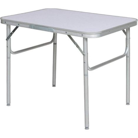 Table Pliante de Caravane, Camping, Pique-Nique pour Plage ou Jardin Aluminium Dimensions 90 x 60 x 70 cm (1/5)