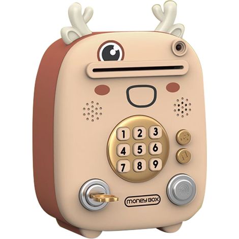 Elektronische Spardose für Kinder mit Gesichts- und Fingerabdruckerkennung – Little Deer (1/5)