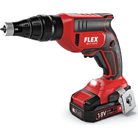 Atornillador para pladur 18V DW 45 18.0-EC/2.5 Set FLEX - 2 baterías + cargador - 467146 (1/4)