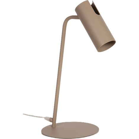 Lampe de bureau moderne beige à spot orientable 1x GU10 10W LEDA Sigma Lighting (1/4)