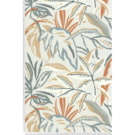 Papier peint Jungle Orange Les Essentiels Lutèce (1/2)