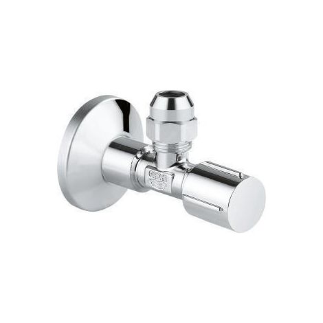 Robinet d'angle GROHE 1/2'x3/8' avec capuchon, chrome (22045000) (1/2)