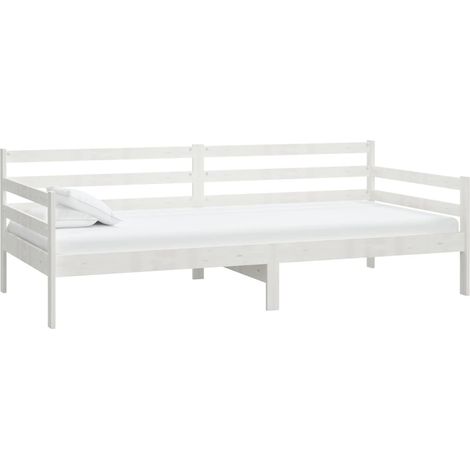 Maison Exclusive - Sofá cama sin colchón madera maciza de pino bl