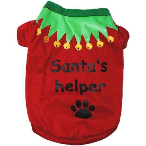 Niedlicher Mantel für mittelgroße und große Hunde, Elfen-Weihnachtskostüm für Hunde, festliches Haustierkostüm, Größe S-6.