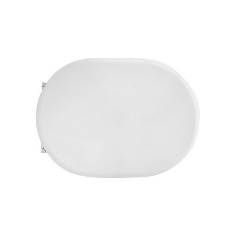 Abattant WC pour WC Ideal Standard Fiorile 45,5 x 35 cm Abattant WC blanc Charnie'res fixes EU et abattant en bois moule'