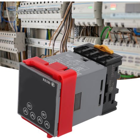 Relais temporisé multifonctionnel RKS8-1Z avec écran LCD, fonction marche/arrêt, avec socle, 12 V CC (1/5)