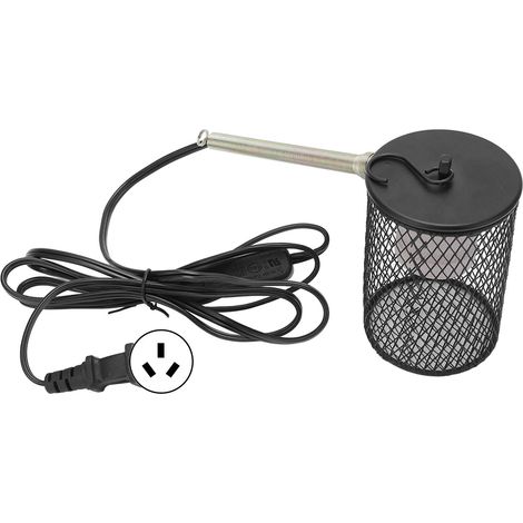Abat-jour chauffant professionnel pour reptiles, sûr et anti-brûlures. Isolation thermique pour reptiles, tortues et lézards. Prise australienne 220 V. (1/5)