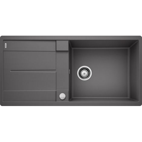 BLANCO Einbauspüle METRA XL 6 S-F Silgranit flächenbündig einbaubar felsgrau (1/5)