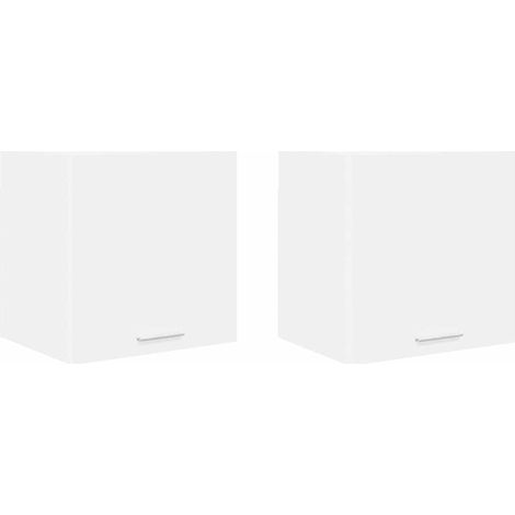 Maison Exclusive - Armadio pensile 2 pcs Bianco 40 x 31 x 40 cm Legno multistrato