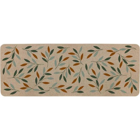 Tapis Tissé Imprimé "Lucene" 45x120cm Naturel (1/2)